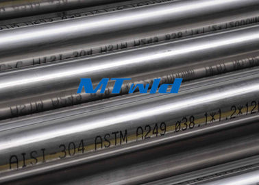 Biyoyakıt için Eşanjör Paslanmaz Çelik Kaynaklı Boru ASTM A270 / A249