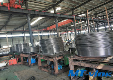 Mükemmel Mukavemet ile ASTM B704 Alaşım 825 Nikel Alaşımlı Boru 4200m / bobin Uzunluğu