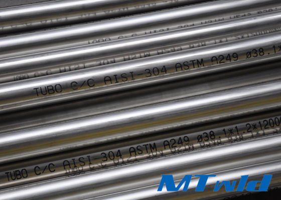 24 SWG 1 / 2 Inch Hydraulic Tube TP304 / 304L Stainless Steel Seamless Pipe