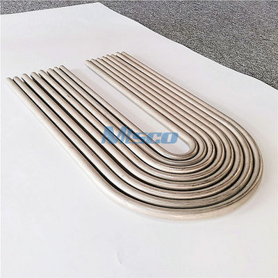 Alloy 400/600 Nickel Alloy U Bend Heat Exchanger Tube Annealed Surface